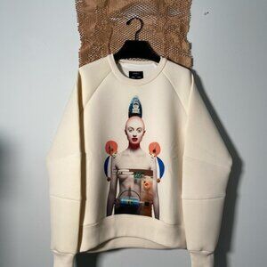 JUUN J  Neoprene graphic jumper